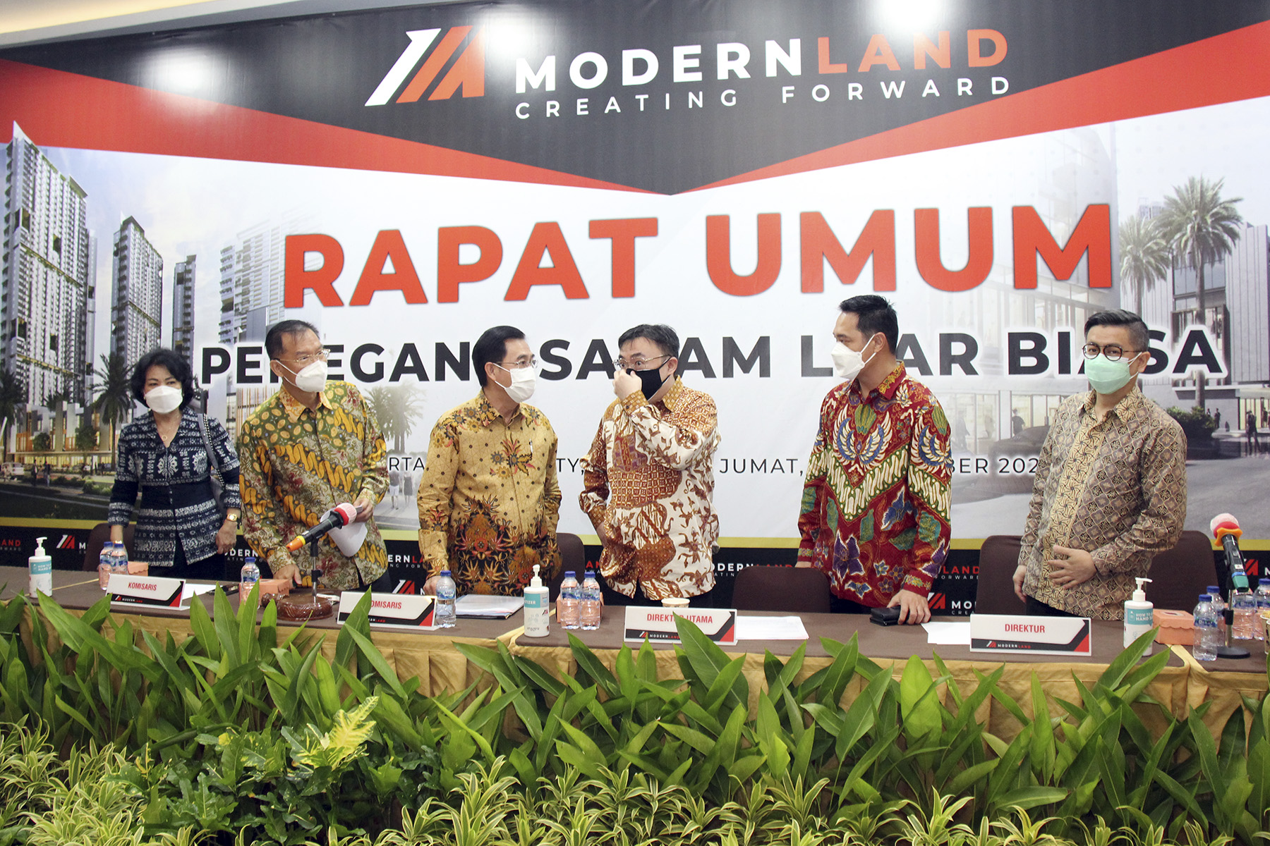 RUPSLB Modernland Realty Tunjuk Direktur Baru dan Setujui Perubahan AD Perseroan